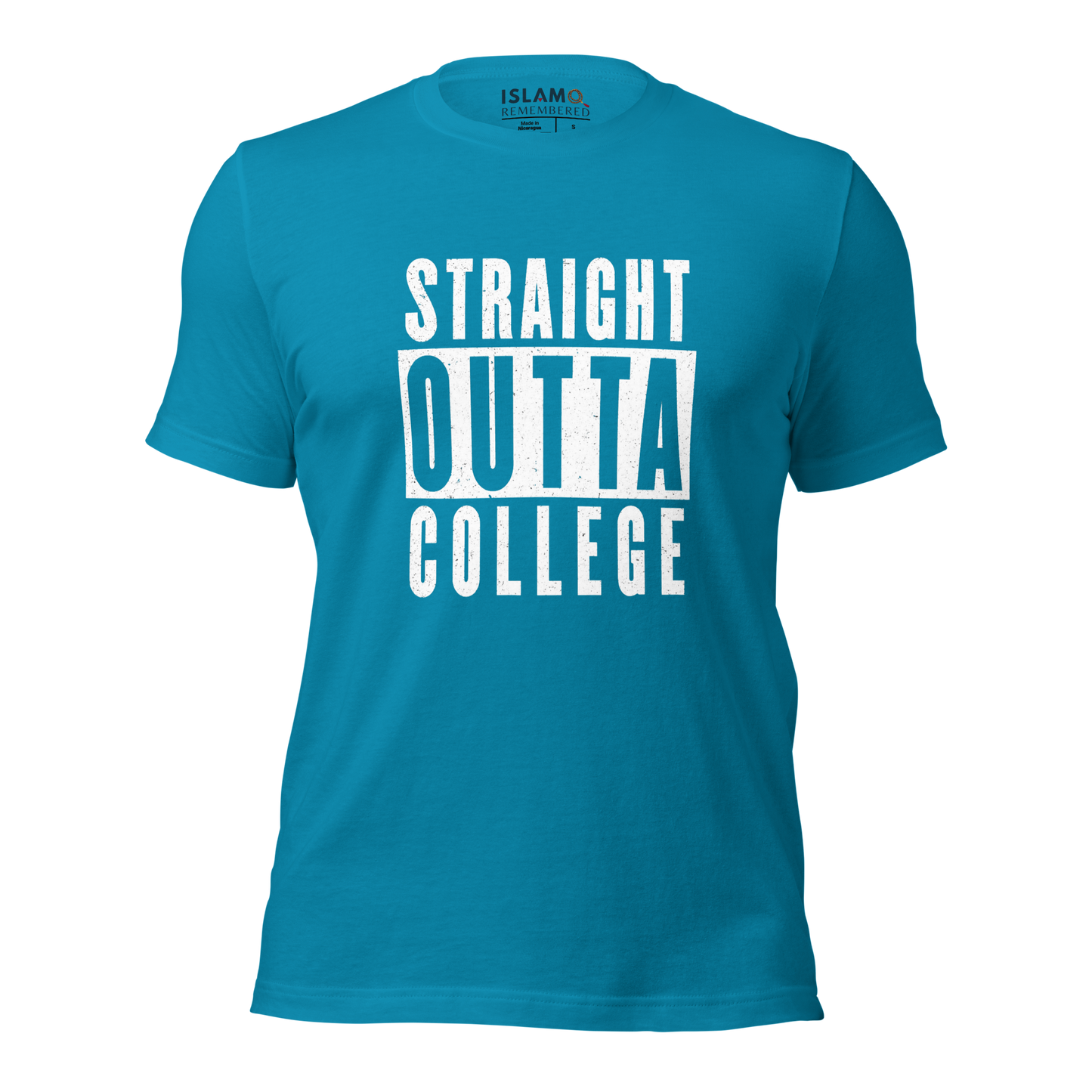 ADULT T-Shirt - STRAIGHT OUTTA COLLEGE