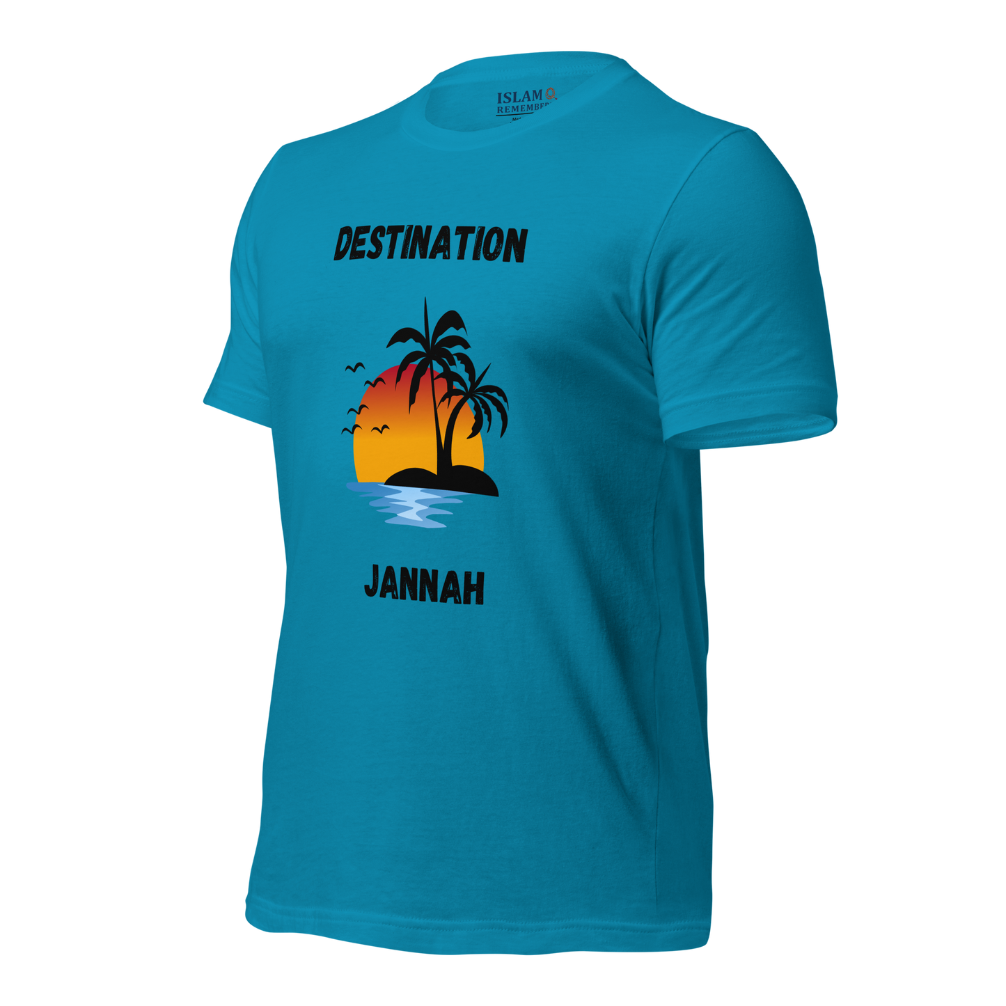 ADULT T-Shirt - DESTINATION JANNAH (Island Collection) - Black