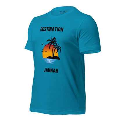 ADULT T-Shirt - DESTINATION JANNAH (Island Collection) - Black