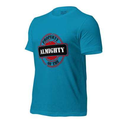 ADULT T-Shirt - PROPERTY OF THE ALMIGHTY - Black/White/Black