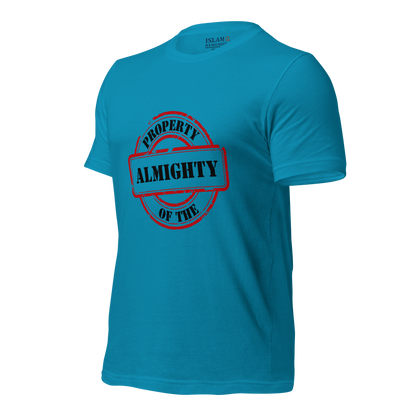 ADULT T-Shirt - PROPERTY OF THE ALMIGHTY - Black