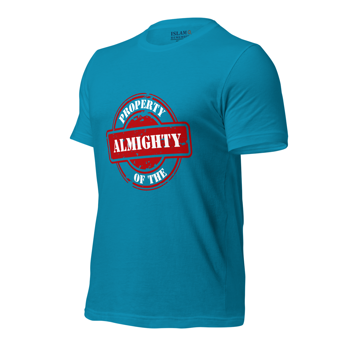 ADULT T-Shirt - PROPERTY OF THE ALMIGHTY - White/White/Red