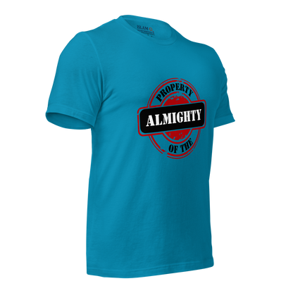 ADULT T-Shirt - PROPERTY OF THE ALMIGHTY - Black/White/Black