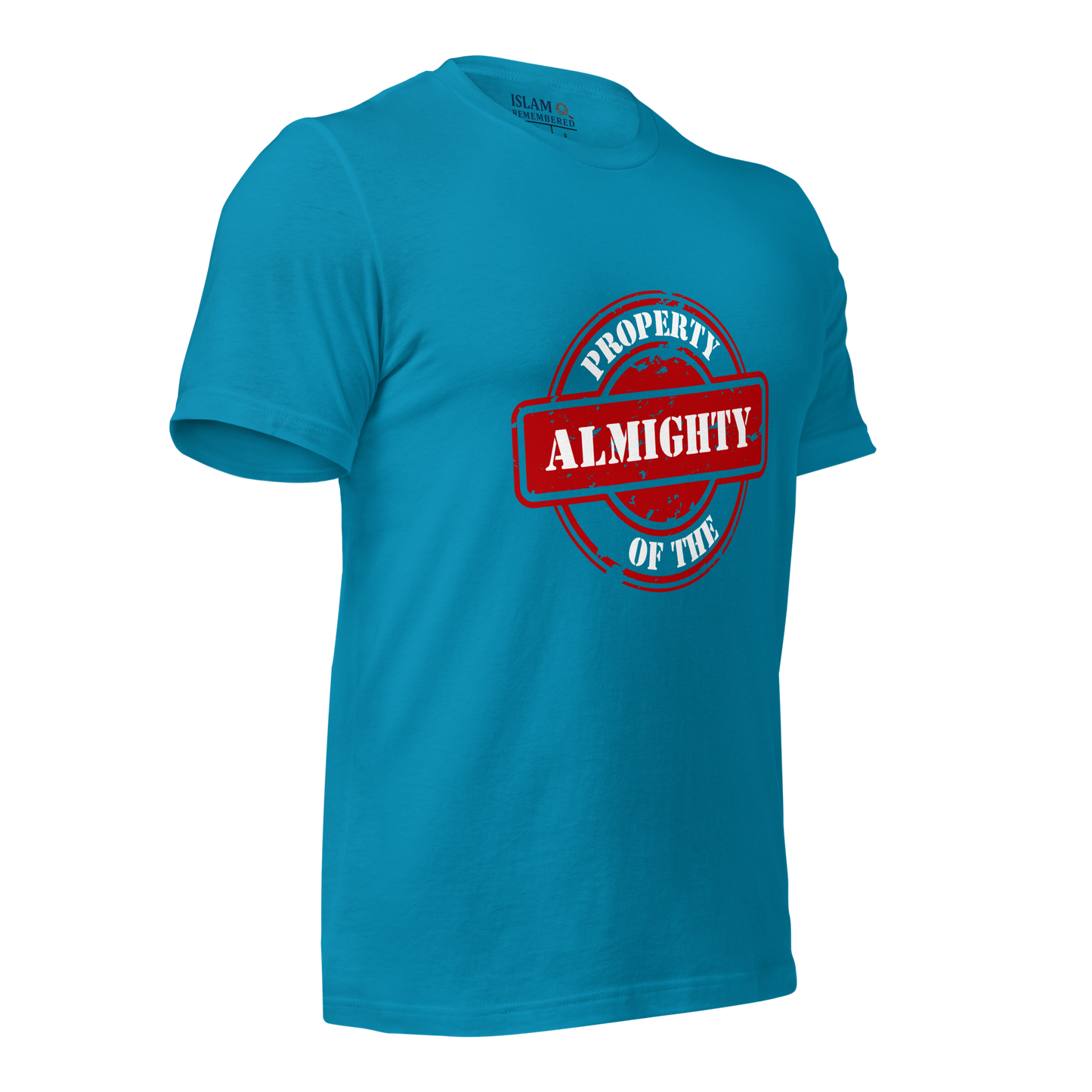 ADULT T-Shirt - PROPERTY OF THE ALMIGHTY - White/White/Red