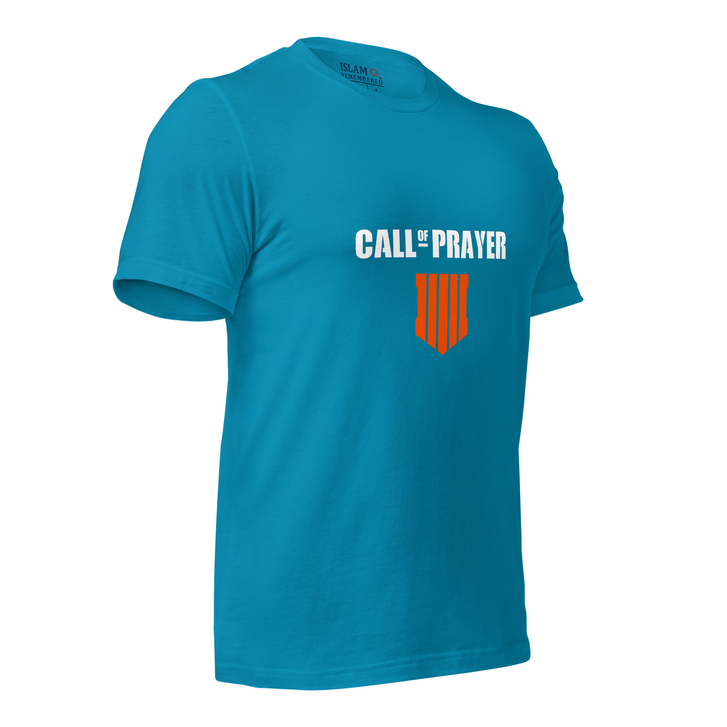 ADULT T-Shirt - CALL OF PRAYER - White/Orange