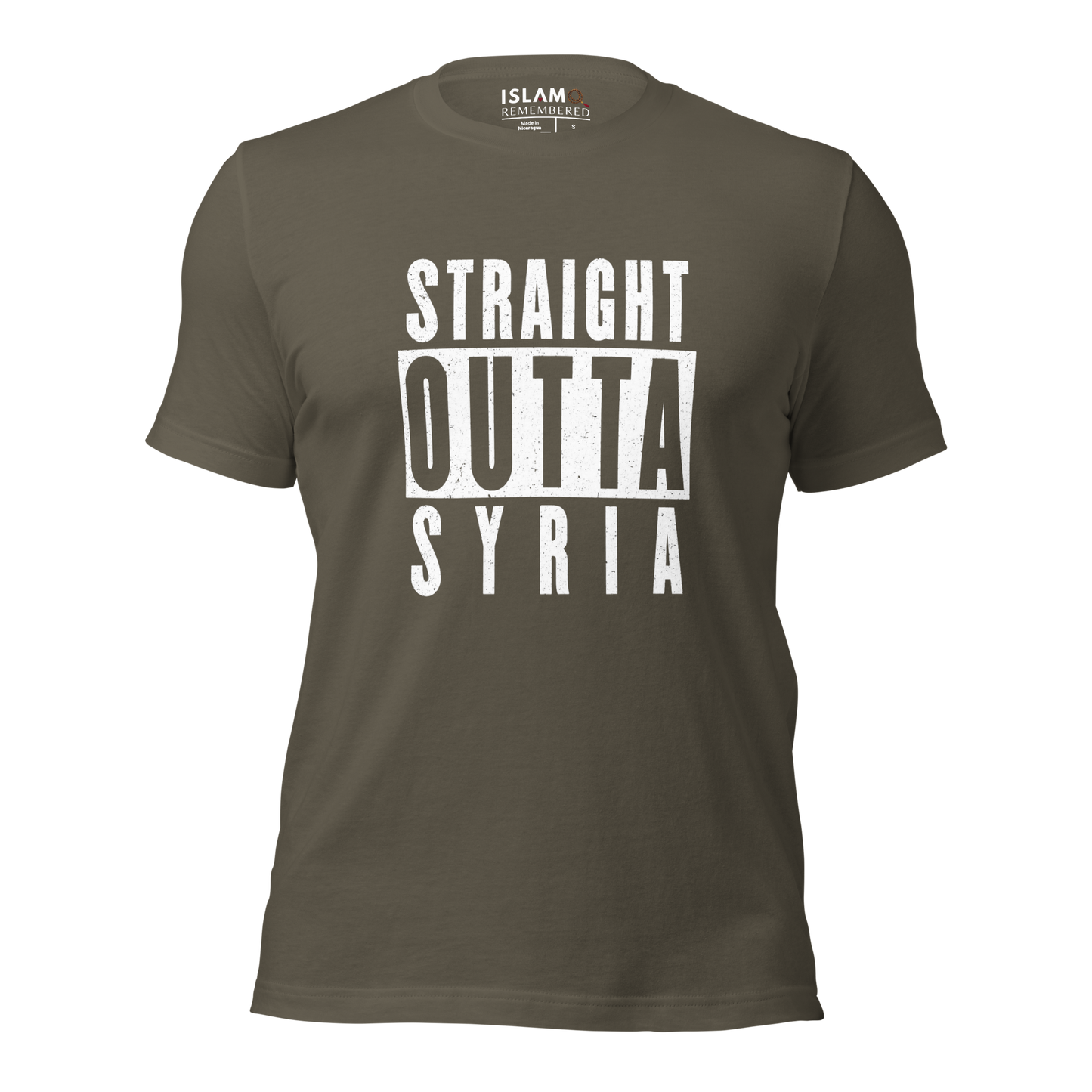 ADULT T-Shirt - STRAIGHT OUTTA SYRIA