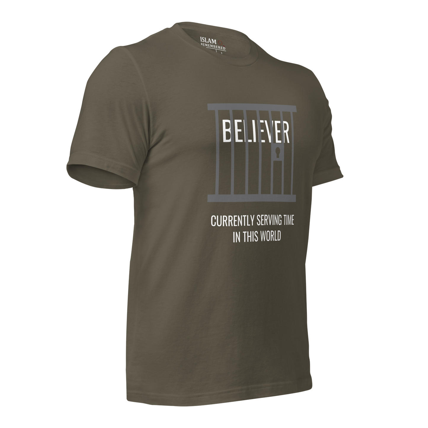 ADULT T-Shirt - BELIEVER SERVING TIME - White