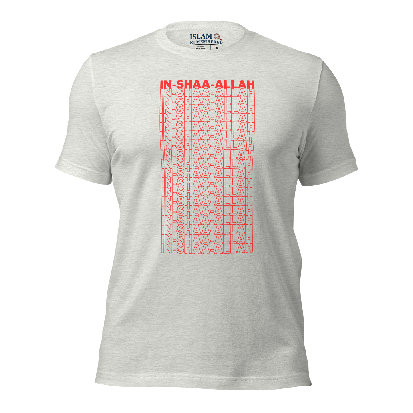 ADULT T-Shirt - INSHAA-ALLAH - Red