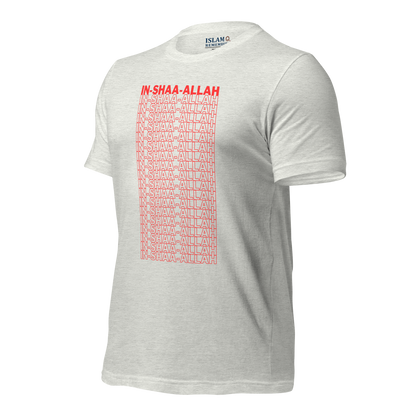 ADULT T-Shirt - INSHAA-ALLAH - Red