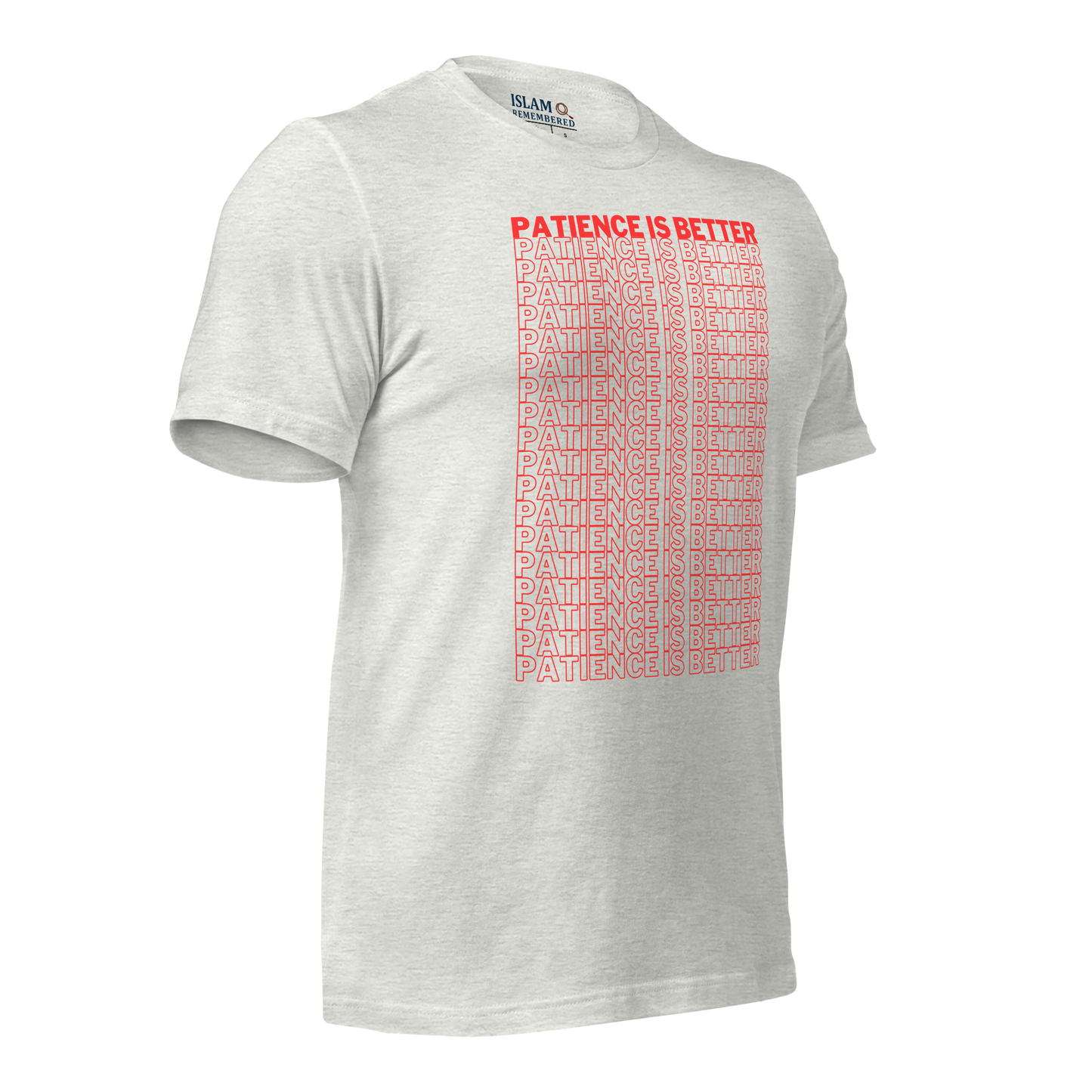 ADULT T-Shirt - PATIENCE IS BETTER - Red