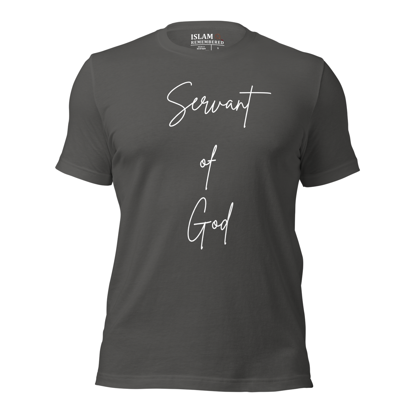 ADULT T-Shirt - SERVANT OF GOD (Signature Collection) - White