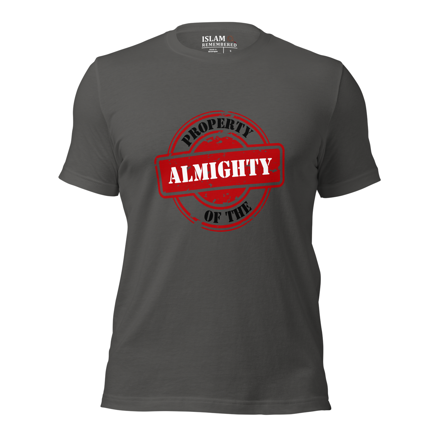 ADULT T-Shirt - PROPERTY OF THE ALMIGHTY - Black/White