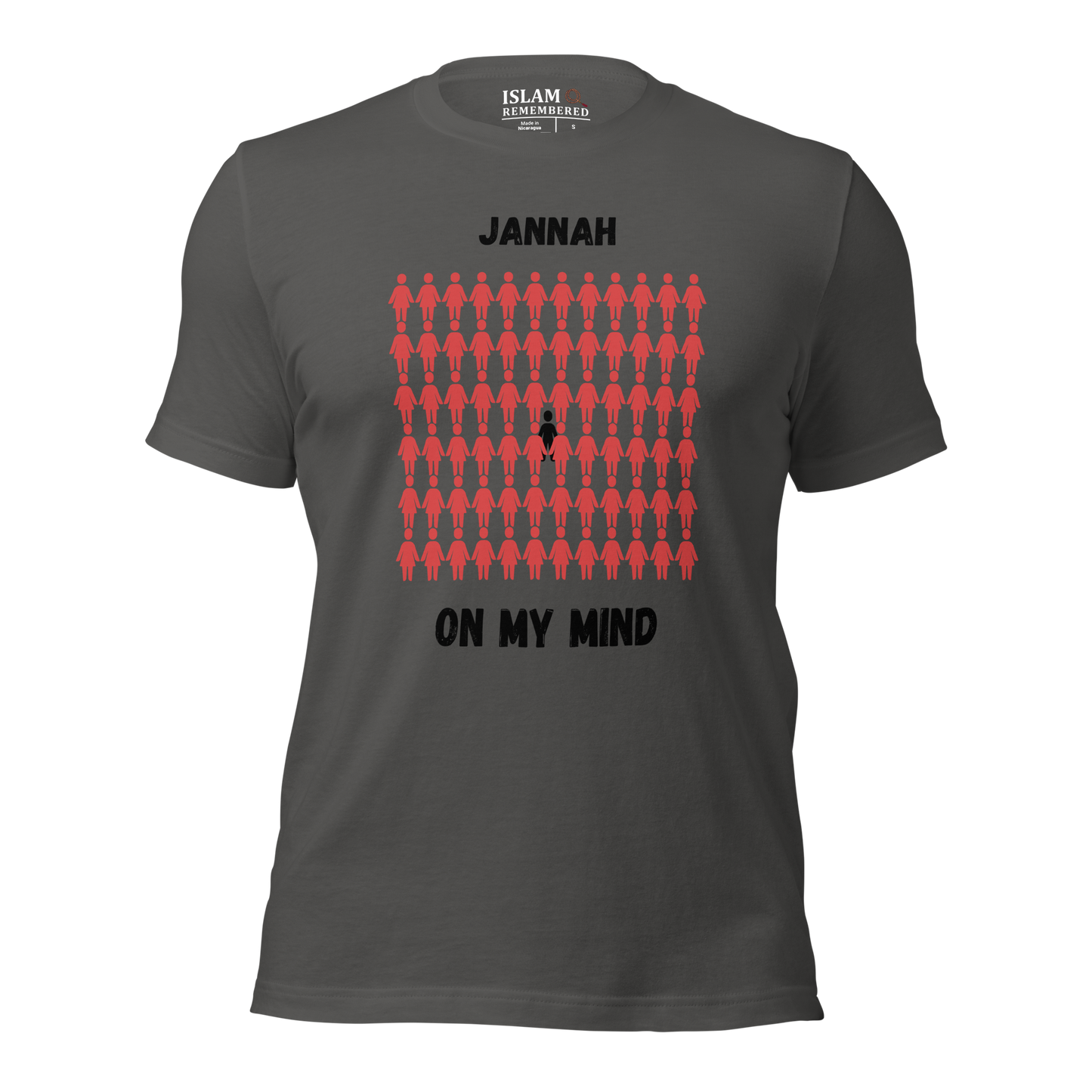 MEN's T-Shirt - JANNAH ON MY MIND - Black