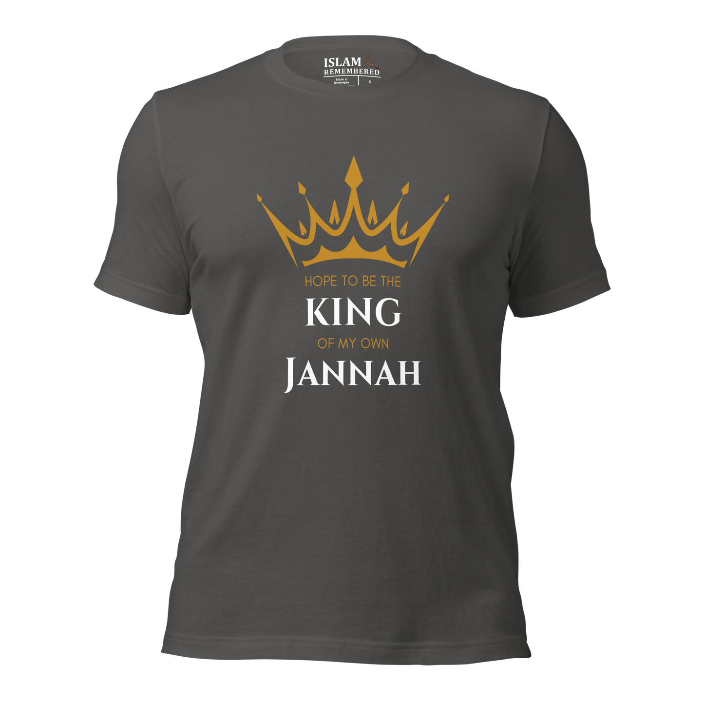 MEN's T-Shirt - KING OF MY OWN JANNAH - White