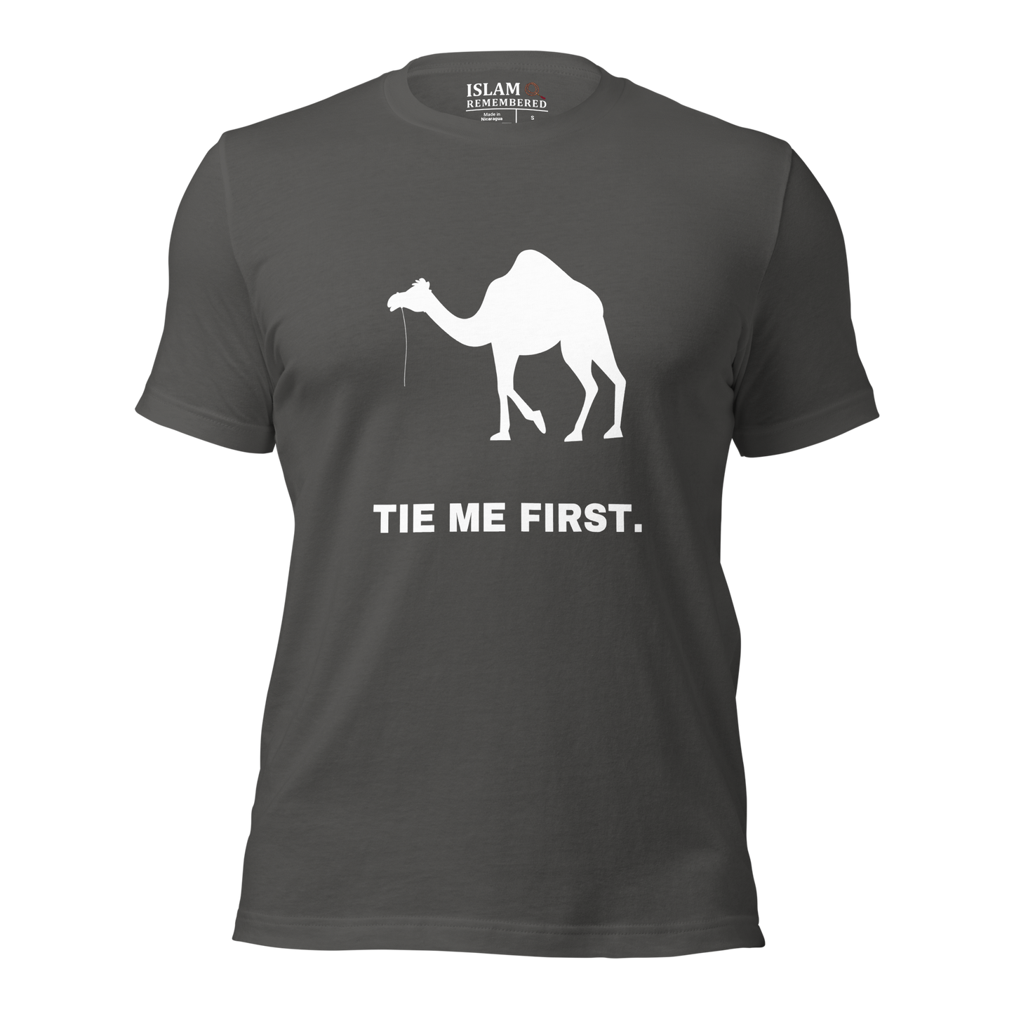 ADULT T-Shirt - TIE ME FIRST - White