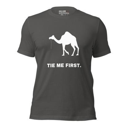 ADULT T-Shirt - TIE ME FIRST - White