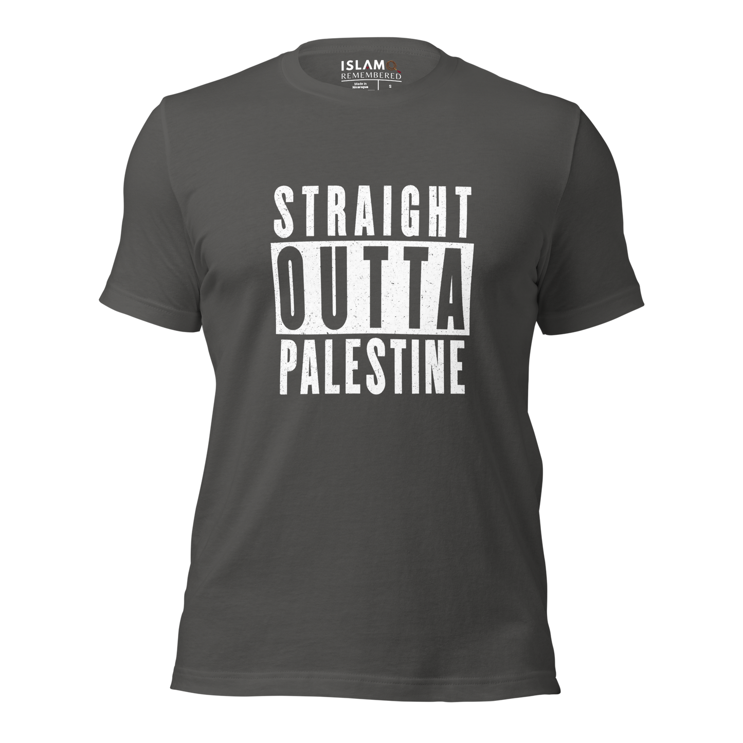 ADULT T-Shirt - STRAIGHT OUTTA PALESTINE