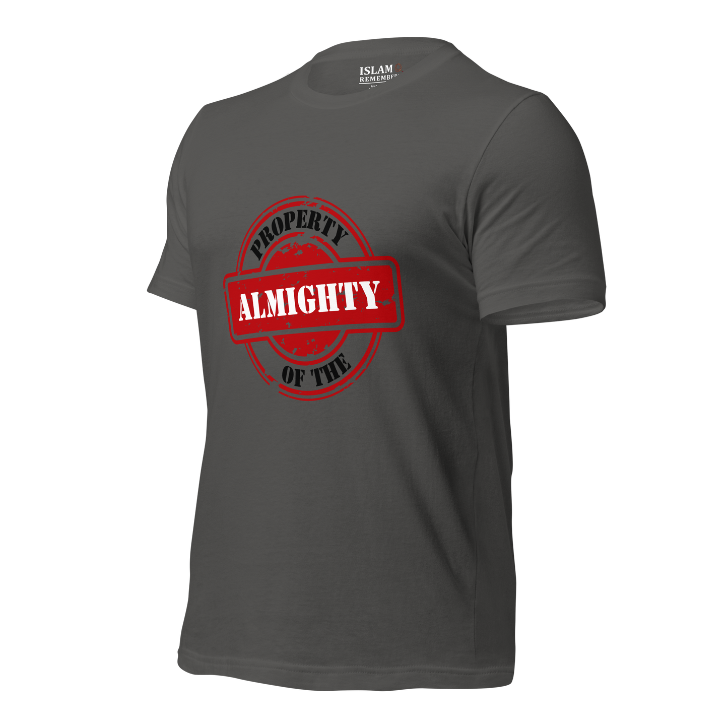 ADULT T-Shirt - PROPERTY OF THE ALMIGHTY - Black/White