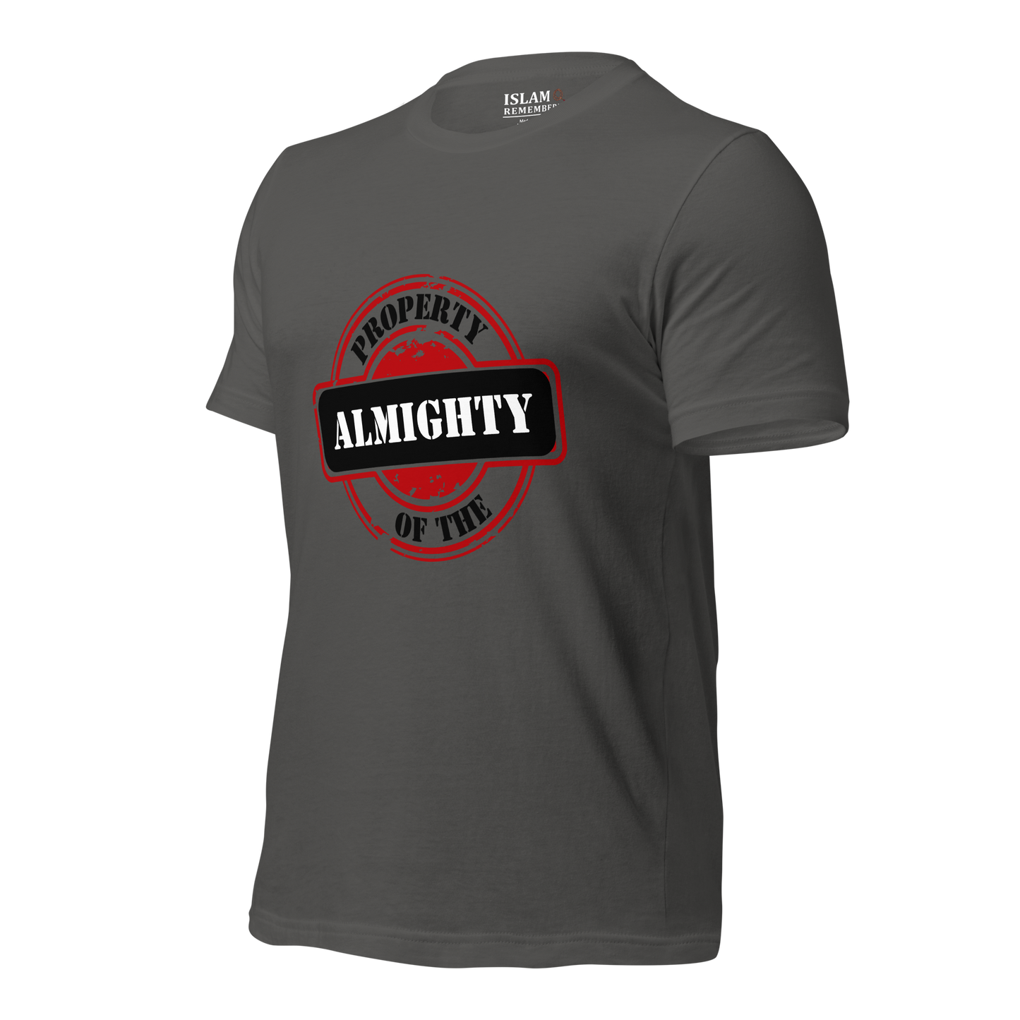 ADULT T-Shirt - PROPERTY OF THE ALMIGHTY - Black/White/Black