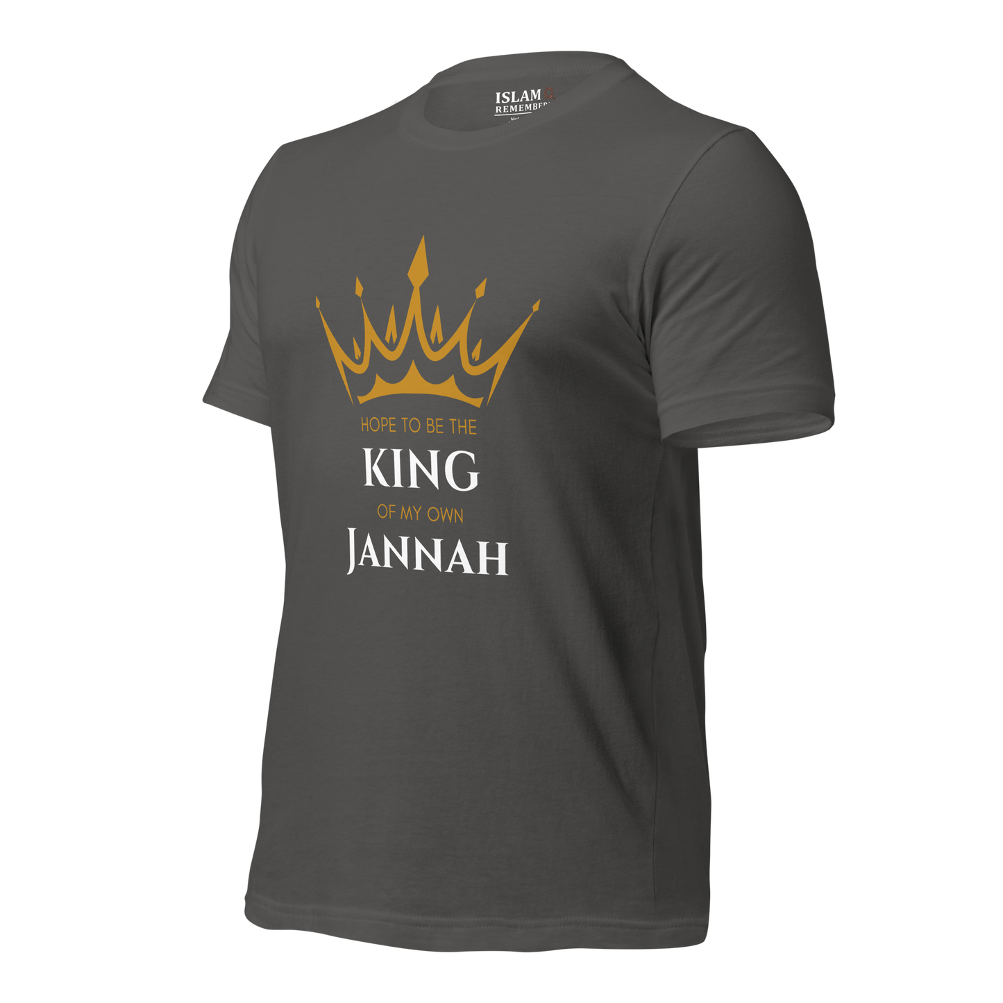 MEN's T-Shirt - KING OF MY OWN JANNAH - White