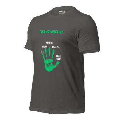 ADULT T-Shirt - ADVANTAGE - Green/White