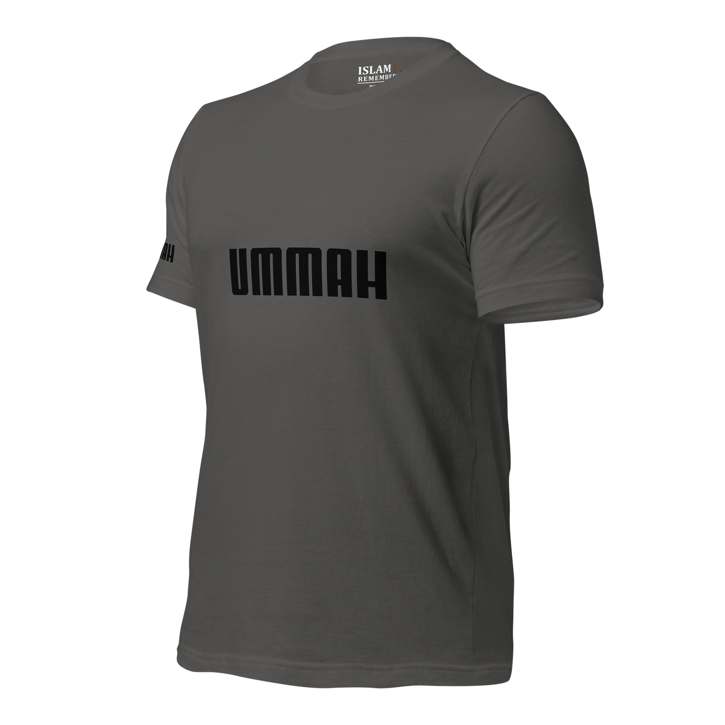 ADULT T-Shirt - UMMAH (w/ Arm Logo) - Black