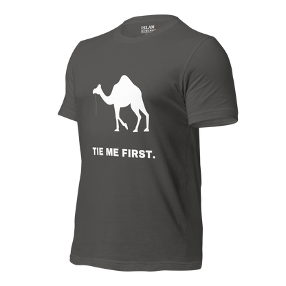 ADULT T-Shirt - TIE ME FIRST - White