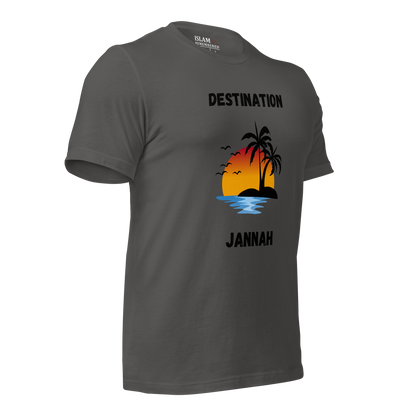 ADULT T-Shirt - DESTINATION JANNAH (Island Collection) - Black