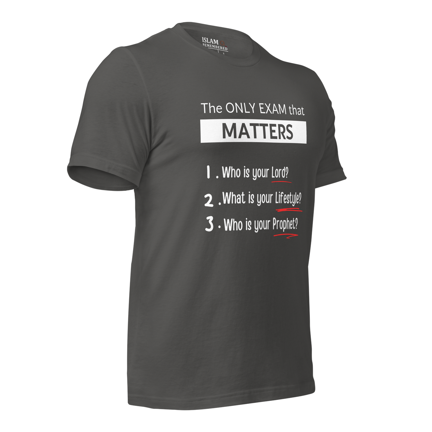 ADULT T-Shirt - ONLY EXAM MATTERS - White