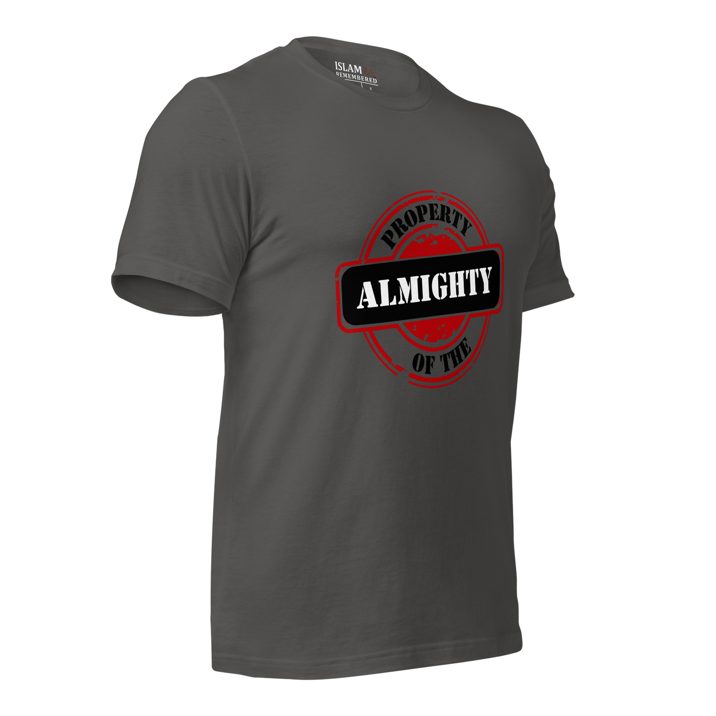 ADULT T-Shirt - PROPERTY OF THE ALMIGHTY - Black/White/Black