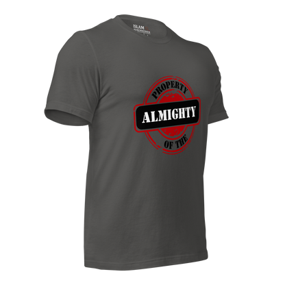 ADULT T-Shirt - PROPERTY OF THE ALMIGHTY - Black/White/Black