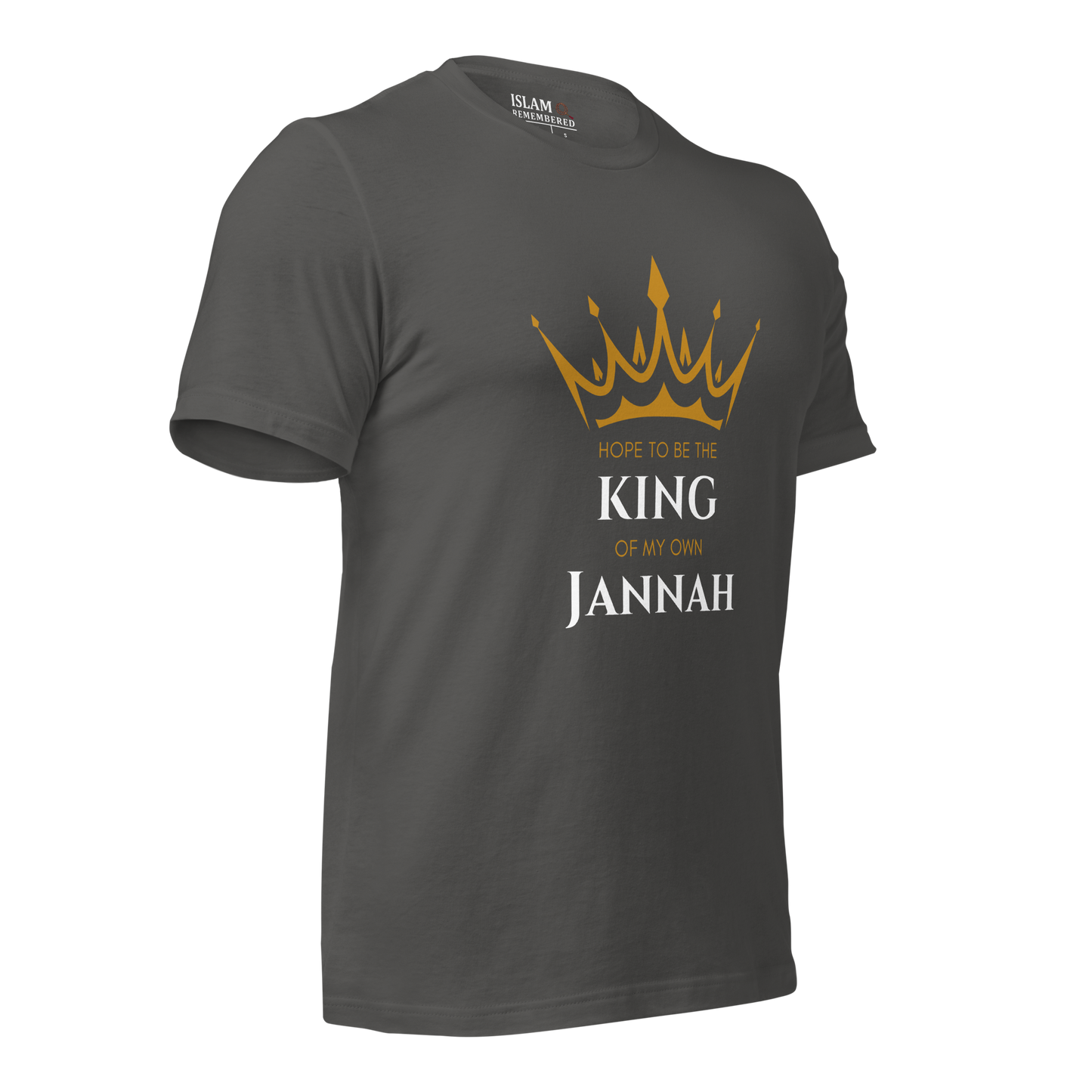 MEN's T-Shirt - KING OF MY OWN JANNAH - White