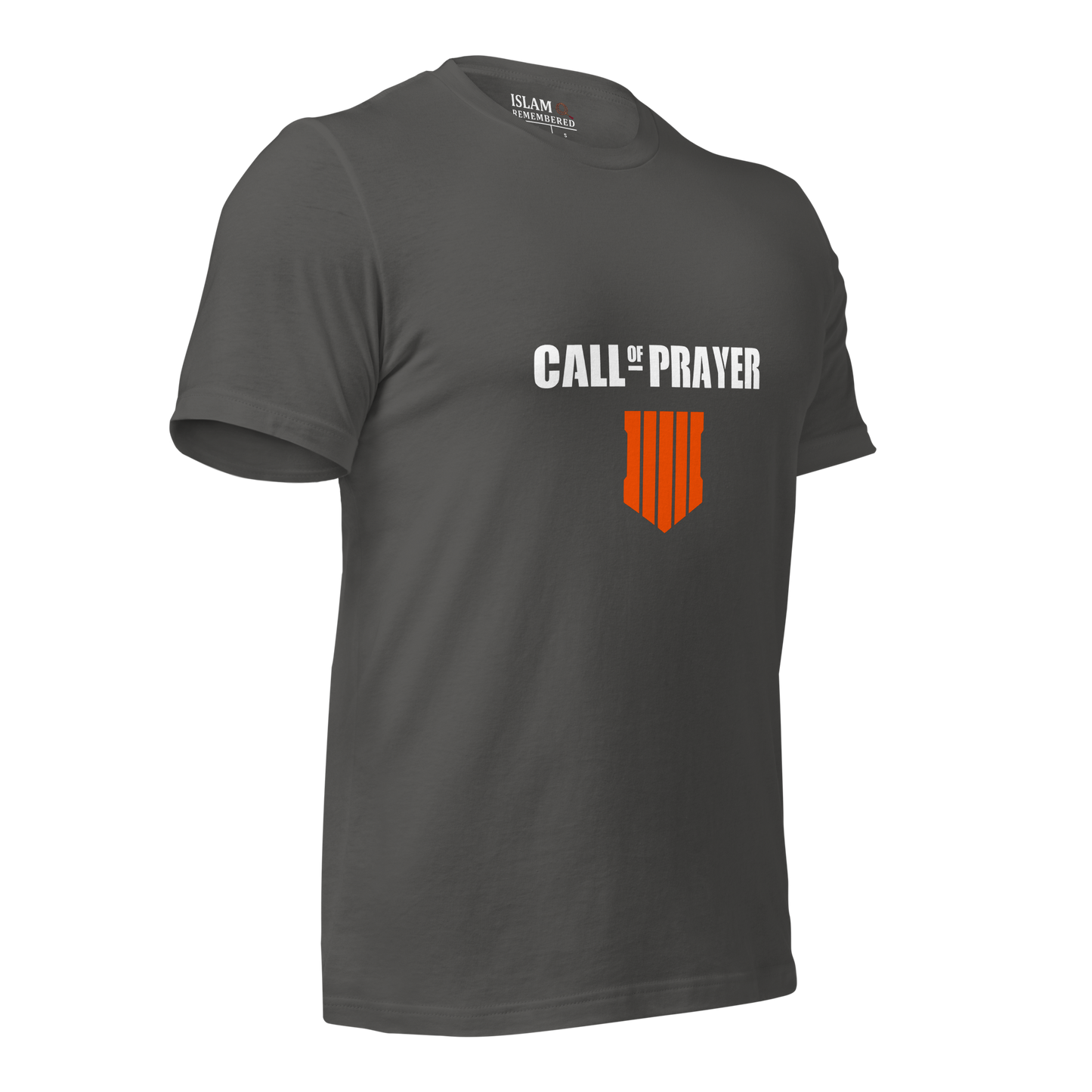 ADULT T-Shirt - CALL OF PRAYER - White/Orange