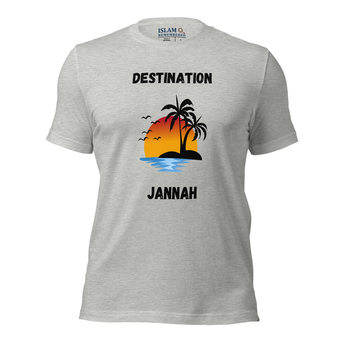 ADULT T-Shirt - DESTINATION JANNAH (Island Collection) - Black