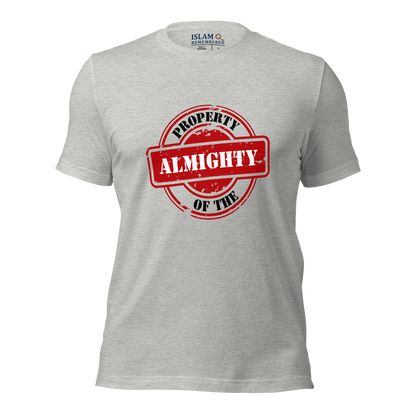 ADULT T-Shirt - PROPERTY OF THE ALMIGHTY - Black/White