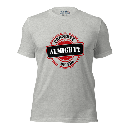 ADULT T-Shirt - PROPERTY OF THE ALMIGHTY - Black/White/Black