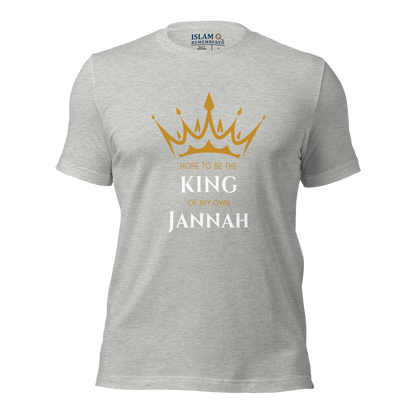 MEN's T-Shirt - KING OF MY OWN JANNAH - White