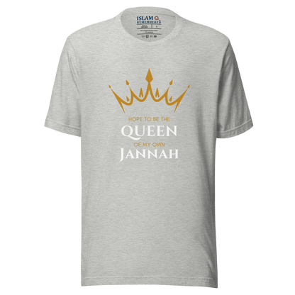 WOMEN's T-Shirt - QUEEN OF MY OWN JANNAH (Crown) - White