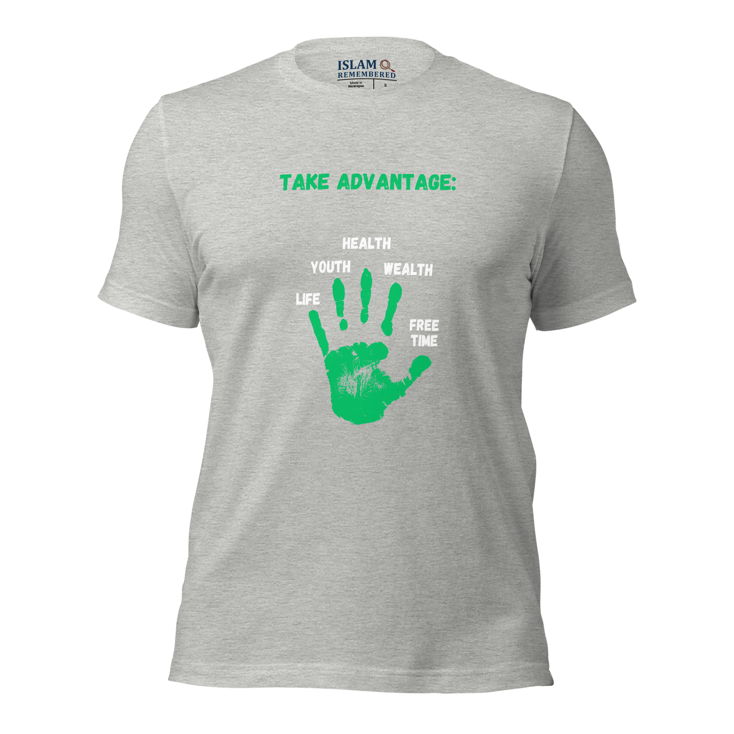 ADULT T-Shirt - ADVANTAGE - Green/White