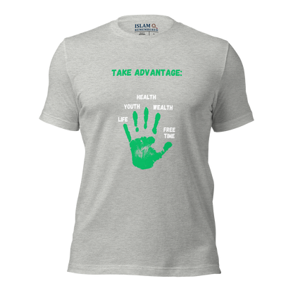 ADULT T-Shirt - ADVANTAGE - Green/White