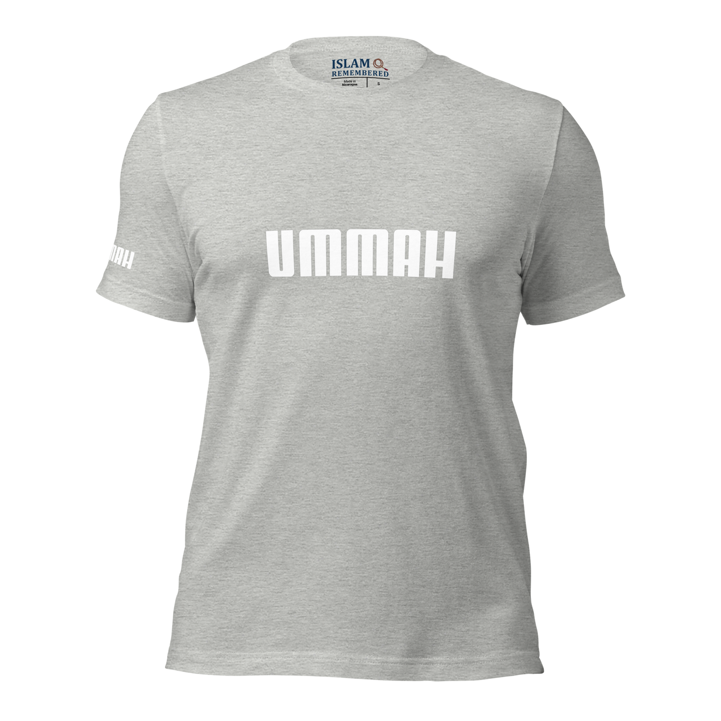 ADULT T-Shirt - UMMAH (w/ Arm Logo) - White