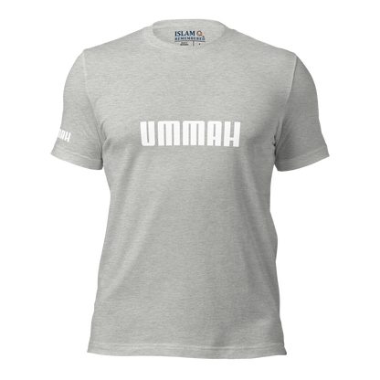 ADULT T-Shirt - UMMAH (w/ Arm Logo) - White