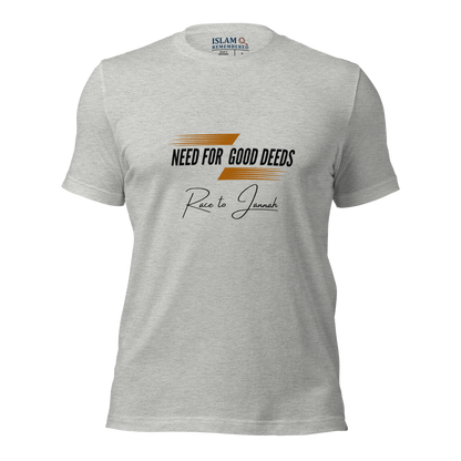 ADULT T-Shirt - NEED FOR GOOD DEEDS - Black/Orange