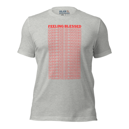 ADULT T-Shirt - FEELING BLESSED - Red