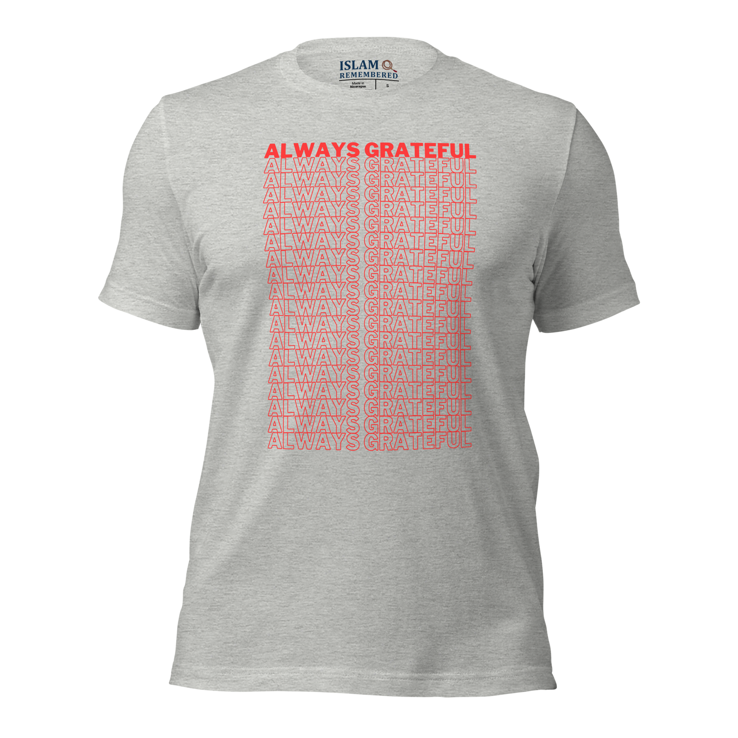 ADULT T-Shirt - ALWAYS GRATEFUL - Red