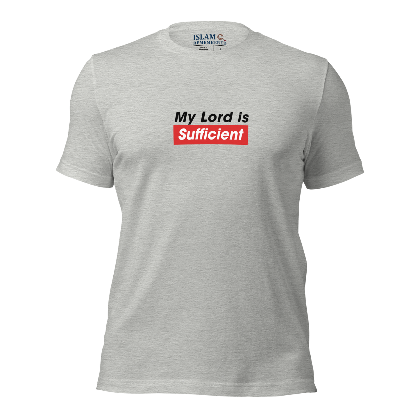 ADULT T-Shirt - MY LORD IS SUFFICIENT - Black