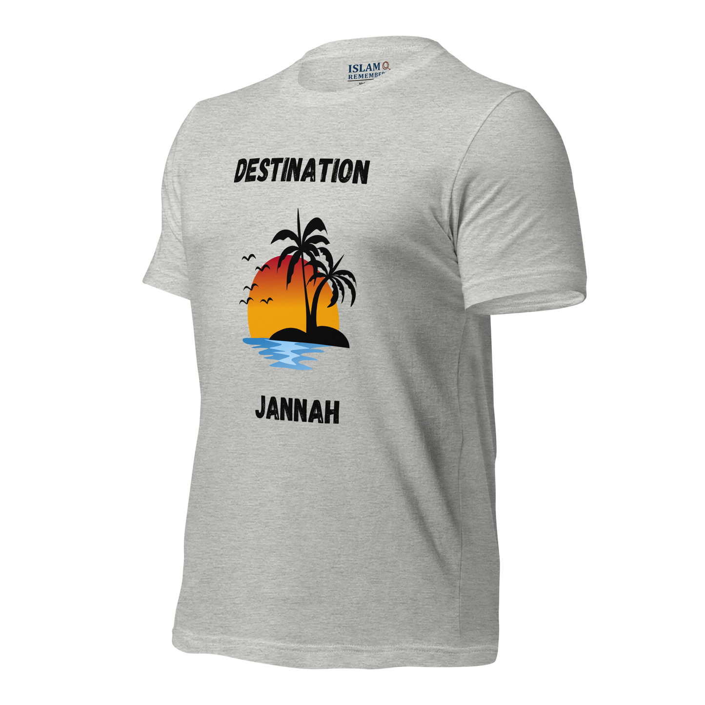 ADULT T-Shirt - DESTINATION JANNAH (Island Collection) - Black