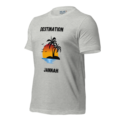 ADULT T-Shirt - DESTINATION JANNAH (Island Collection) - Black