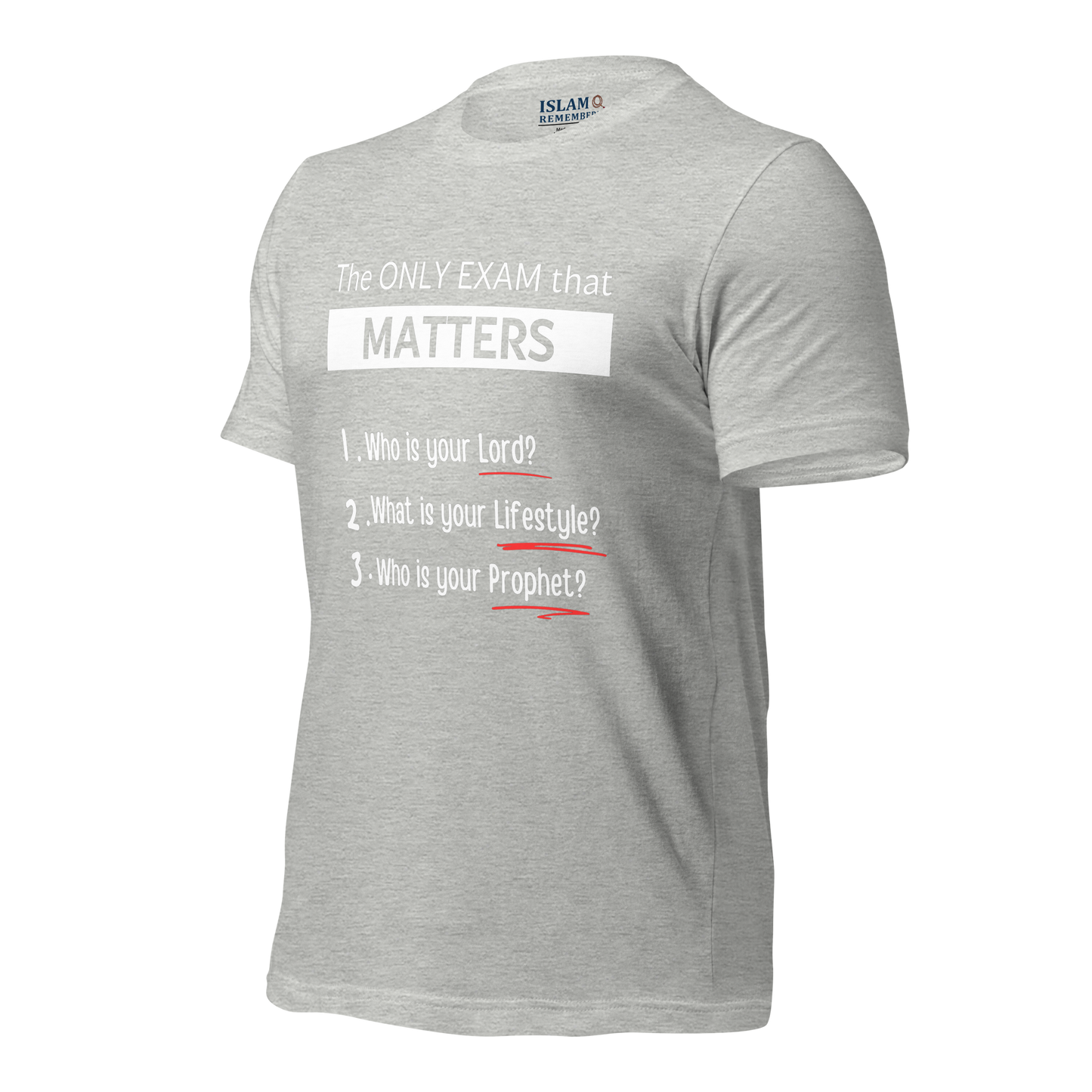 ADULT T-Shirt - ONLY EXAM MATTERS - White