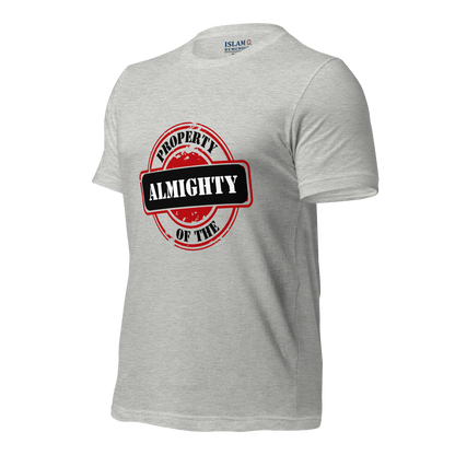 ADULT T-Shirt - PROPERTY OF THE ALMIGHTY - Black/White/Black